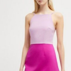 French Connection Whisper Colorblock Dress Size 0 (NWT)